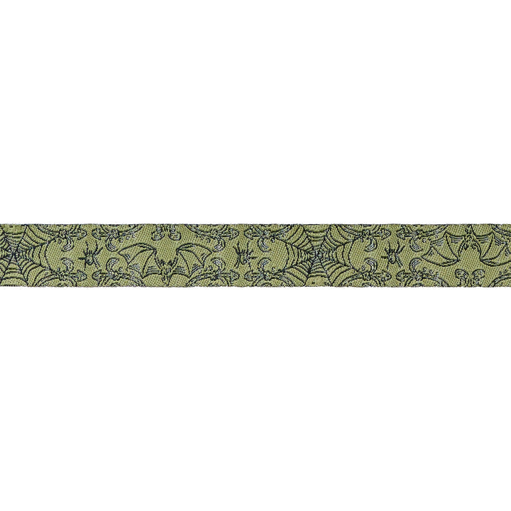 PREORDER - Home Sweet Haunt - Iron Web in Fern - 5/8" width - by Stacy Iest Hsu - One Yard