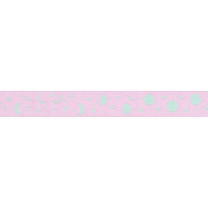 PREORDER - True Colors 2025 - Space Sprinkles in Piglet - 5/8" width - by Tula Pink - One Yard