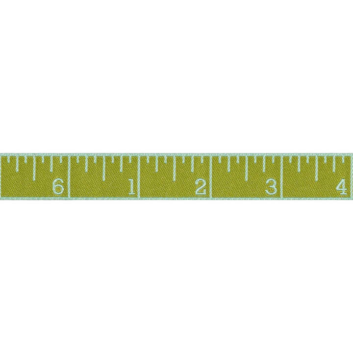 PREORDER - True Colors 2025 - Measure Twice in Mojito - 5/8" width - by Tula Pink - One Yard