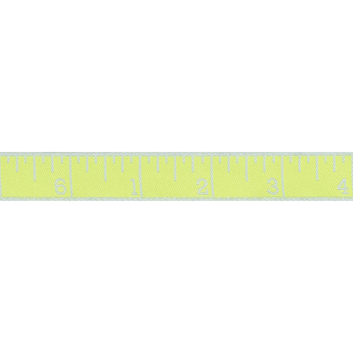 True Colors 2025 - Measure Twice in Lightning Bug - 5/8" width - by Tula Pink - One Yard