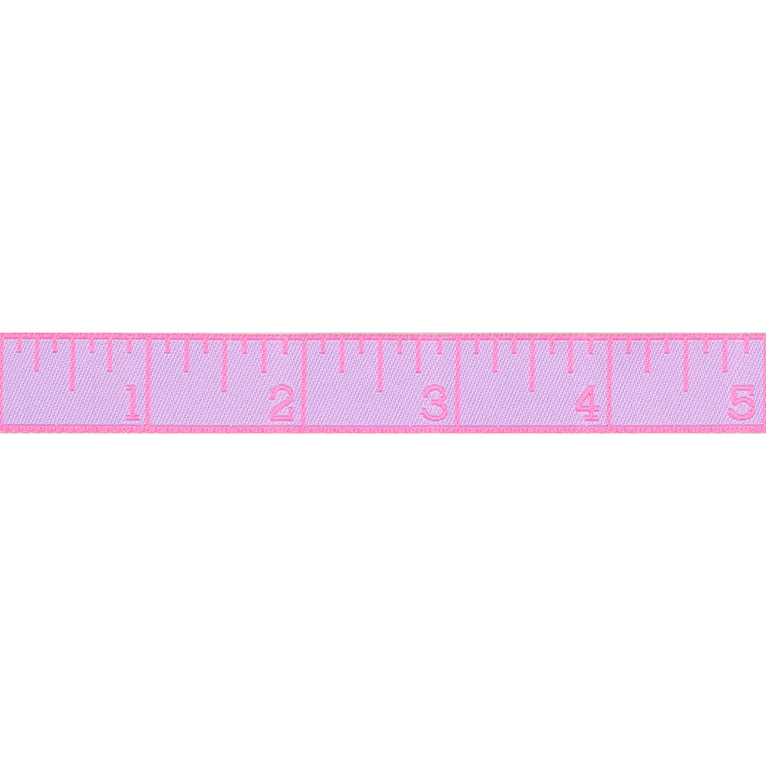 True Colors 2025 - Measure Twice in Bougainvillea - 5/8" width - by Tula Pink - One Yard