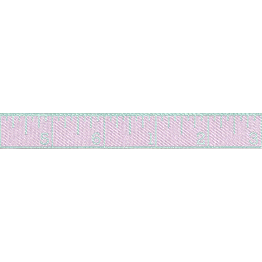 True Colors 2025 - Measure Twice in Piglet - 5/8" width - by Tula Pink - One Yard