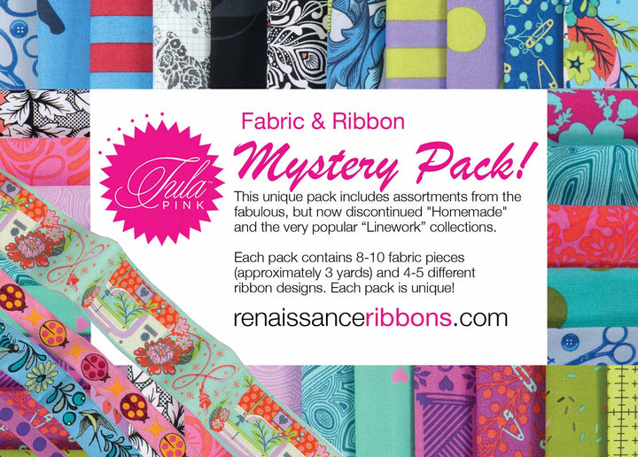 Tula Pink Fabric and Ribbons Mystery Pack