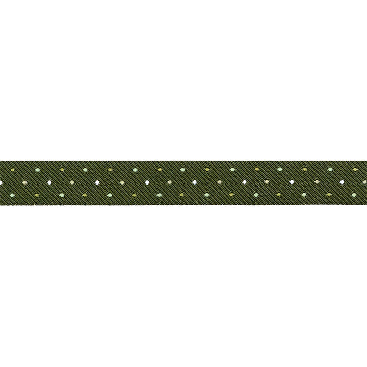 PREORDER - Berry and Pine - Magic Dot in Forest - 5/8" width - by Lella Boutique - One Yard