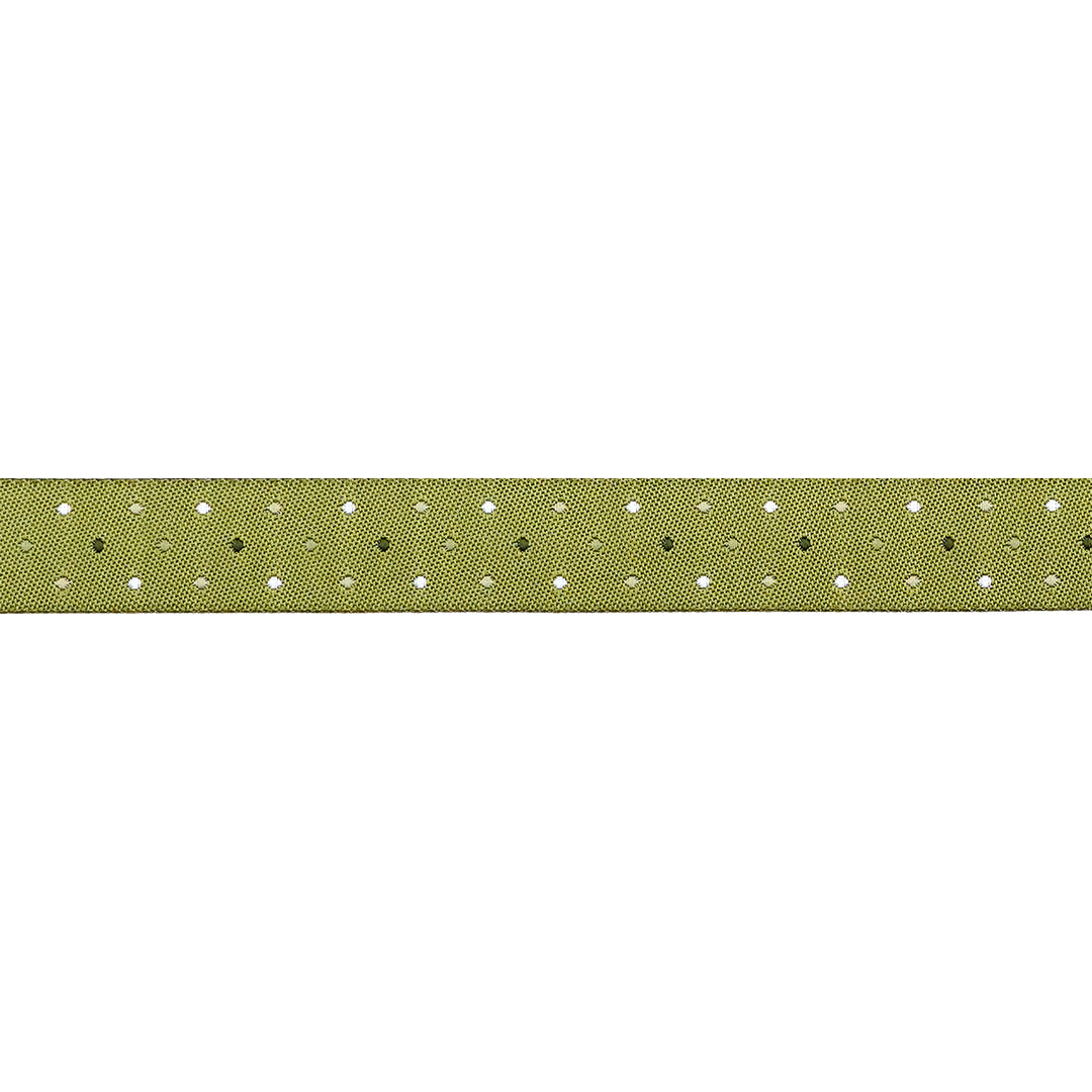 PREORDER - Berry and Pine - Magic Dot in Fern - 5/8" width - by Lella Boutique - One Yard