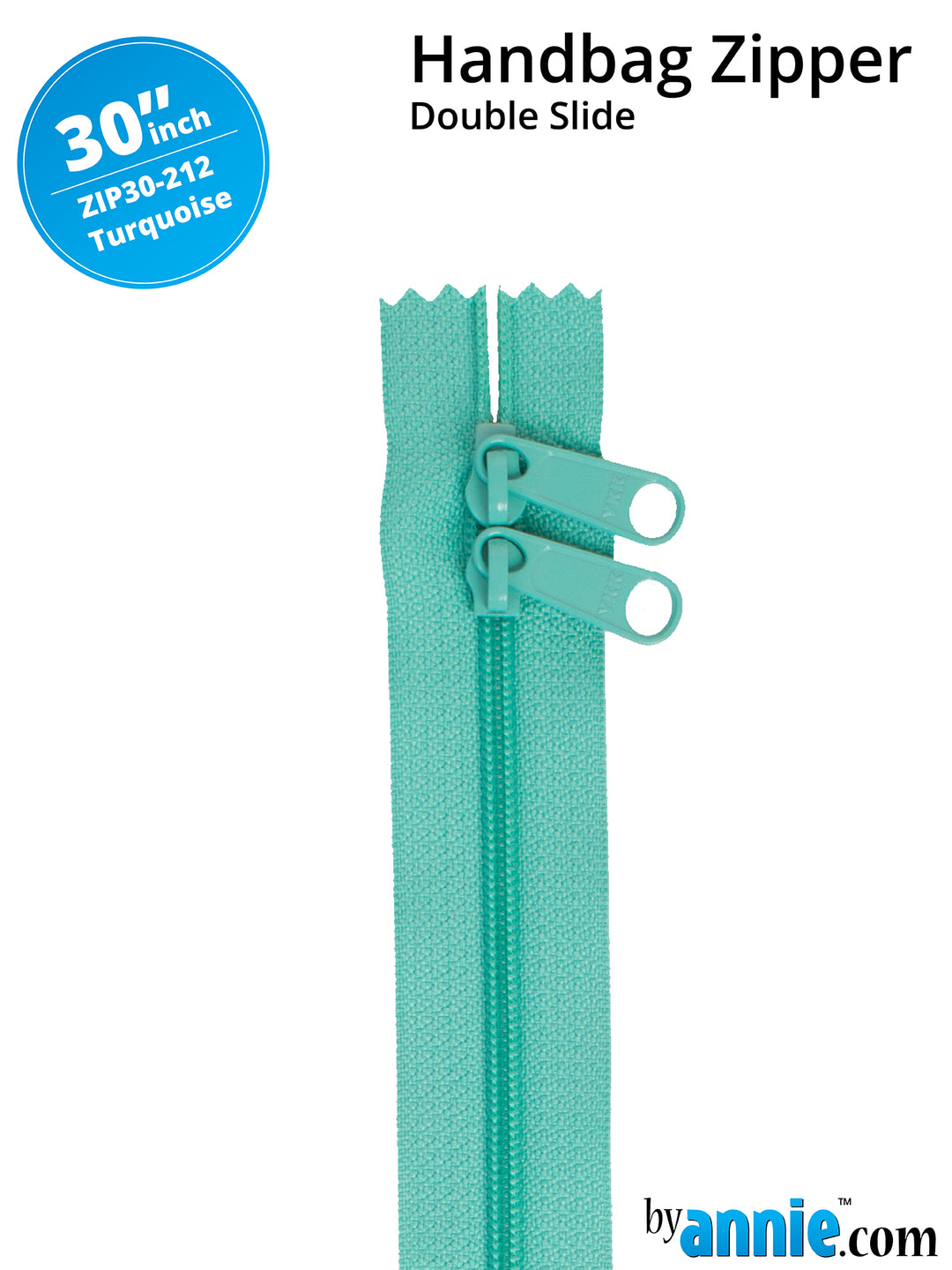 Handbag Zipper 30in Turquoise Handbag Zipper 30in Turquoise
