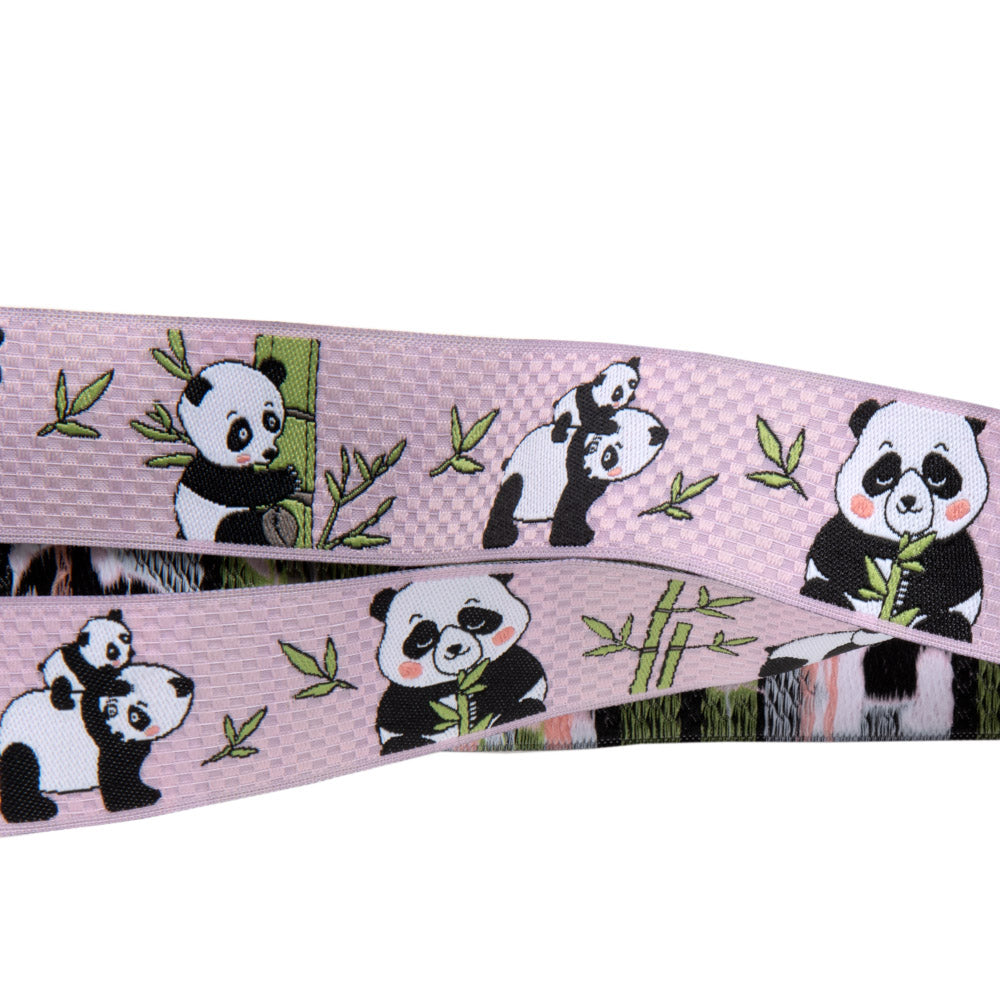 Panda Pink 25mm  by the yd