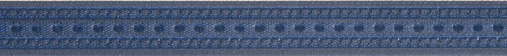 Woven dot Navy 15mm  by the yd