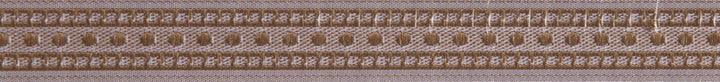 Woven dot Taupe 15mm  by the yd