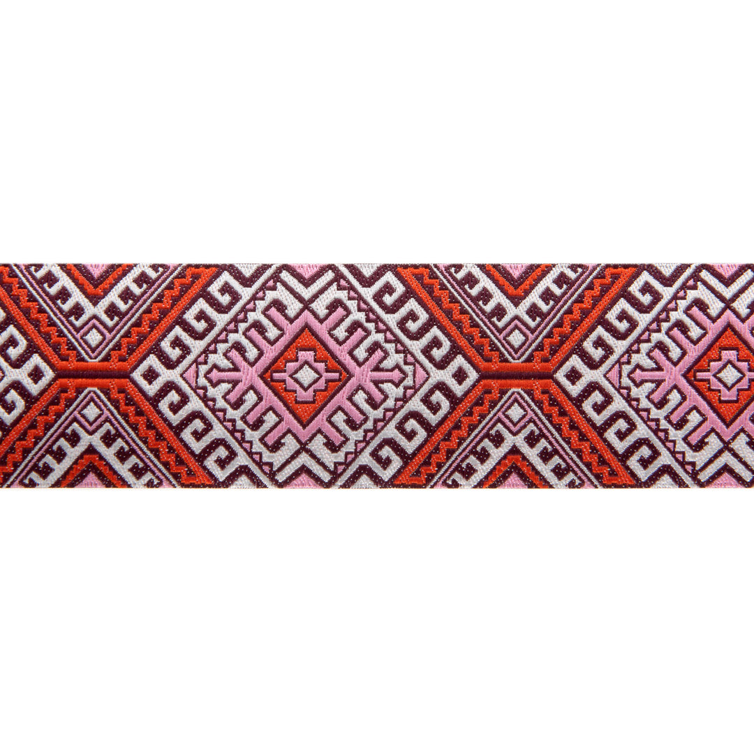 Orange and Pink Camel Blanket by Amy Butler - 1-1/2"- by the yard