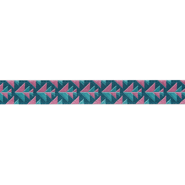 Pink & Teal Positive Direction  - 5/8" -by the yard