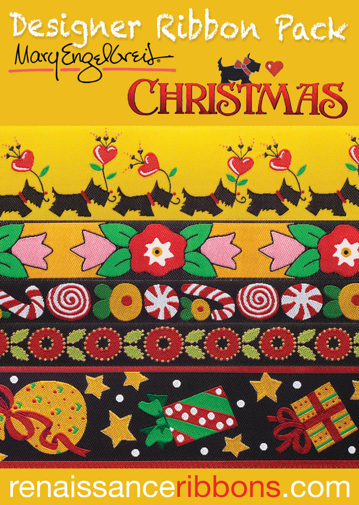 Mary Engelbreit-Christmas Ribbon Pack