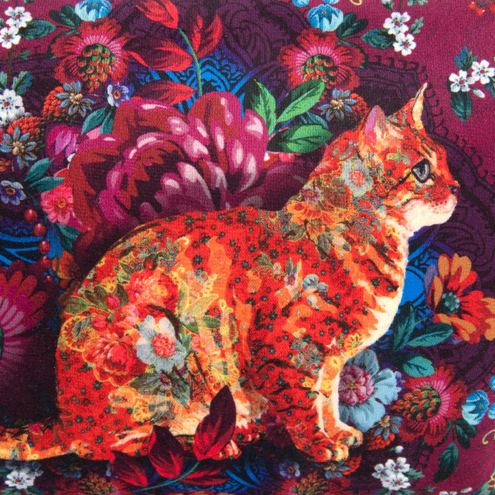Sewing Kit Velvet- Pouch Malabar cats