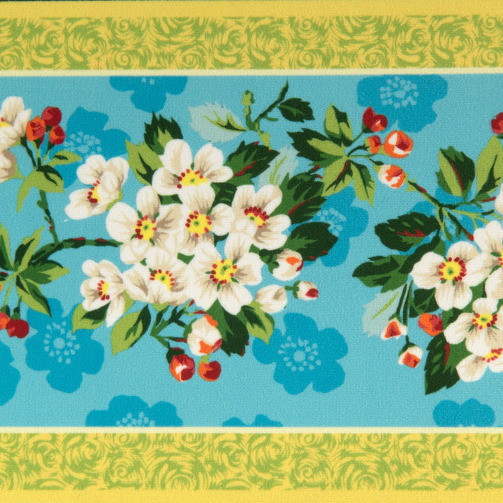 Philip Jacobs Spring Blossom-5" wide-Printed Velvet Border
