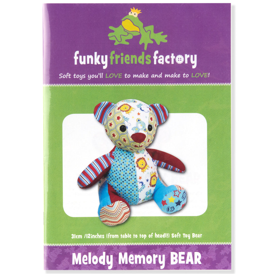 P-Melody Memory Bear-Funky Friends Pattern