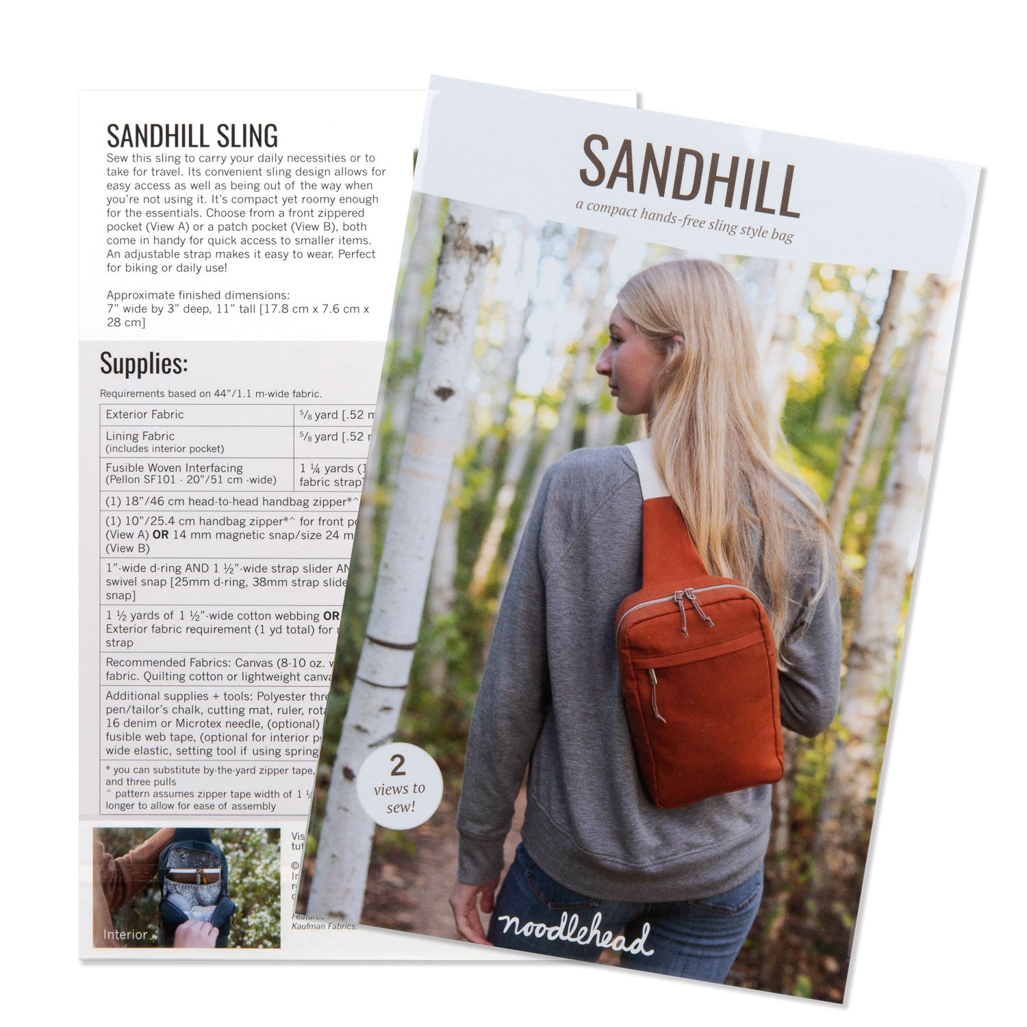 Sandhill Ribbons Pattern Sandhill Sling - Noodlehead - Renaissance Ribbons – Renaissance ...
