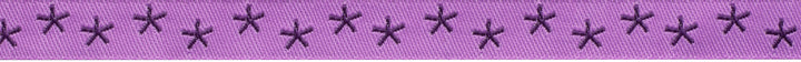 Stars on Purple - 3/8" - Sue Spargo - by the yard