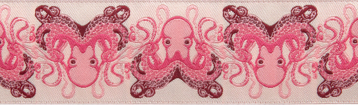 Pink Octogarden  - Tula Pink - 1-1/2"- by the yard