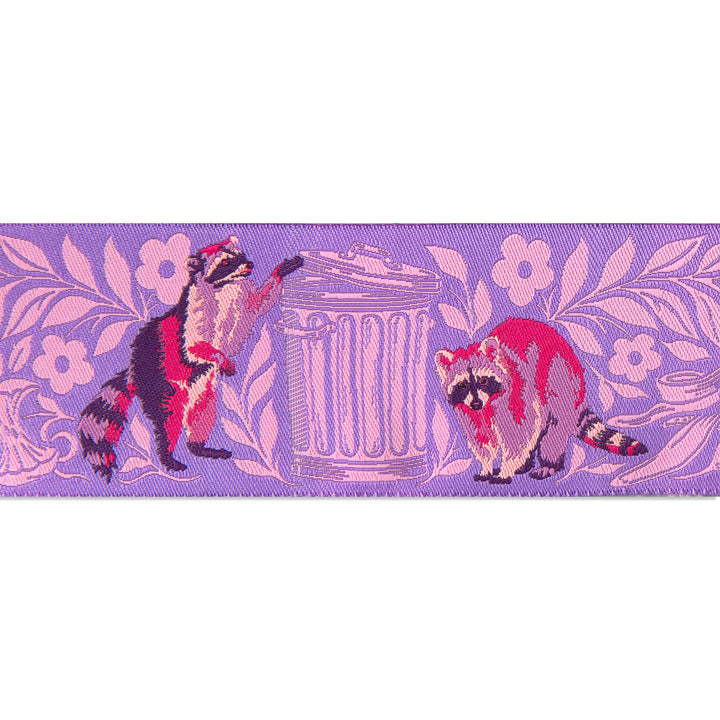 One Man's Trash Purple 2"-Glimmer Tula Pink Tiny Beasts-by the yard
