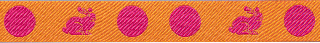 Pink Bunnies & Dots - Tula Pink 5/8" by the yd