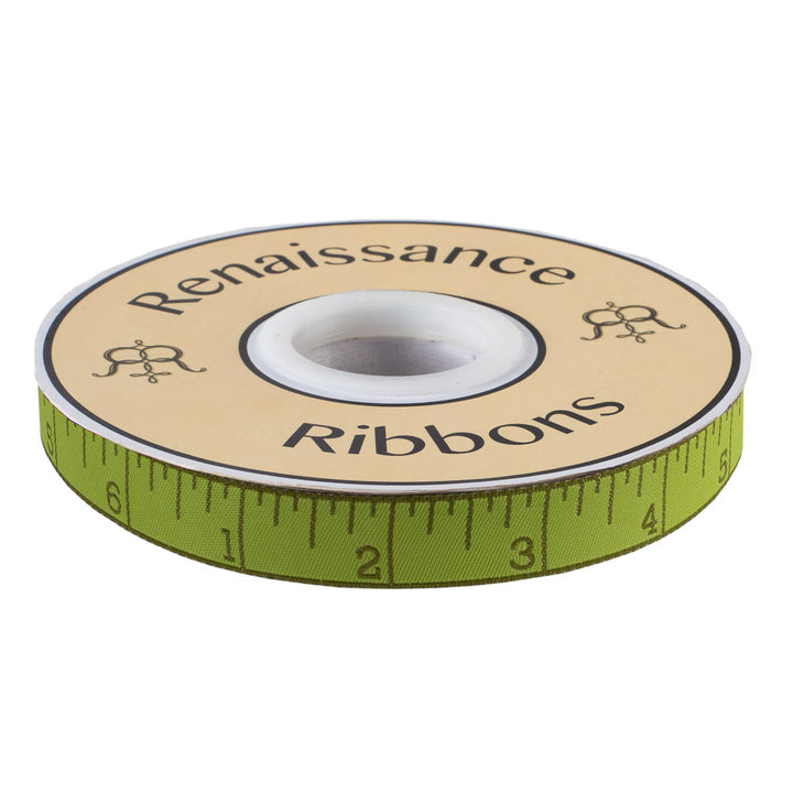 Measure Twice,Mrng Green-Tula Pink-5/8"-by the yd