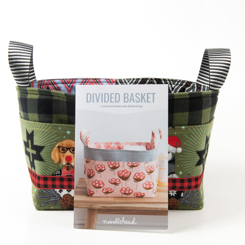 Pattern Divided Basket by Noodlehead
